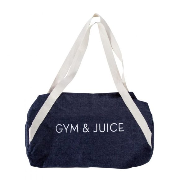 Gym & Juice Denim Gym Bag - Picture 1 of 3